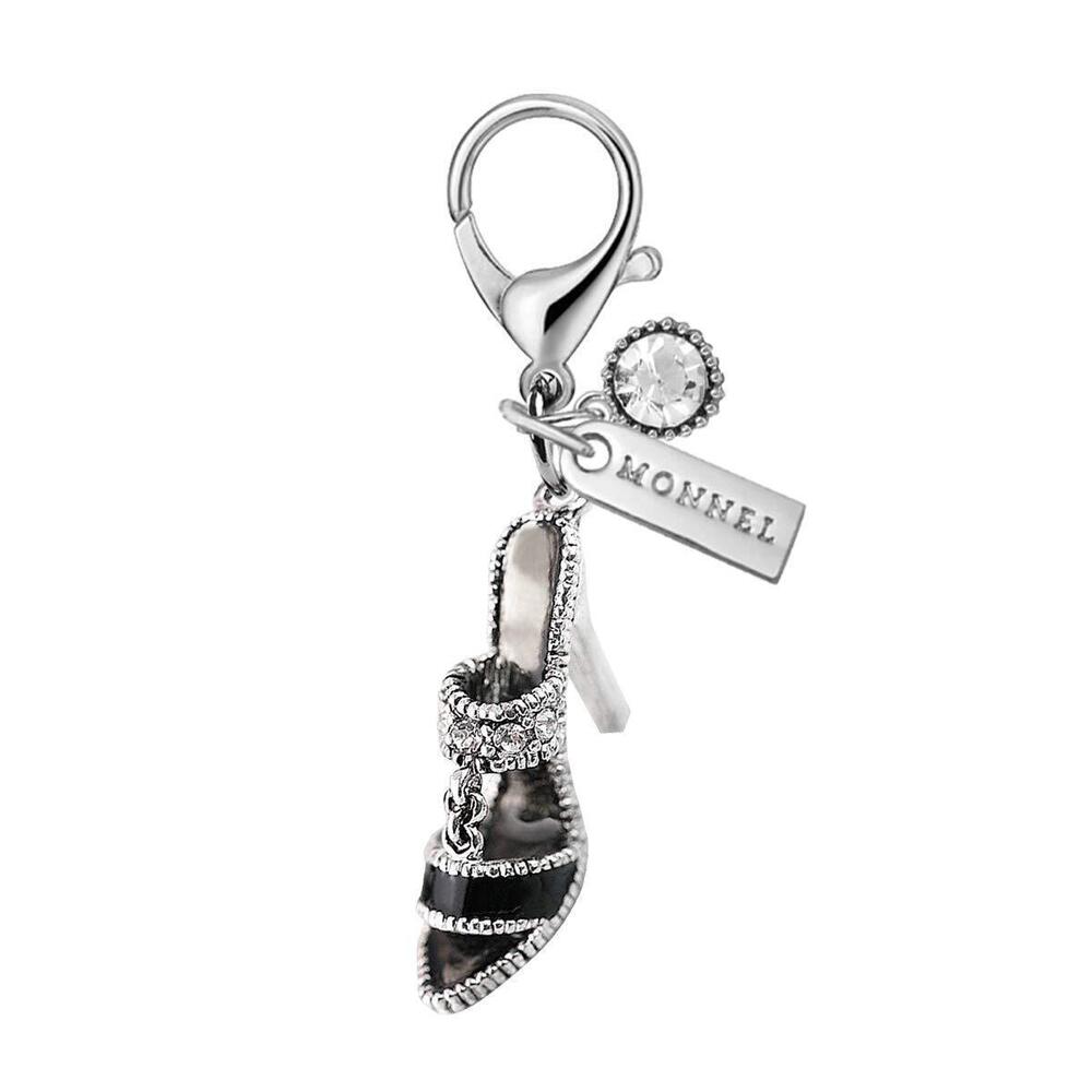 5319 MC147 Adorable 3D High-heel Shoe Lobster Clasp Charm Pendant